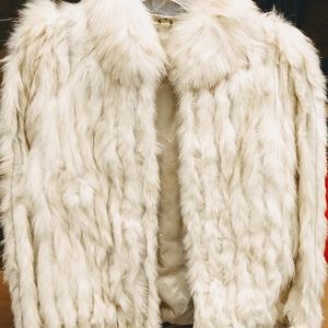 80s Vintage Saga Fox Fur Jacket